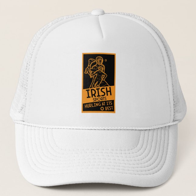 Gorra De Camionero Deporte irlandés arrollador (Anverso)