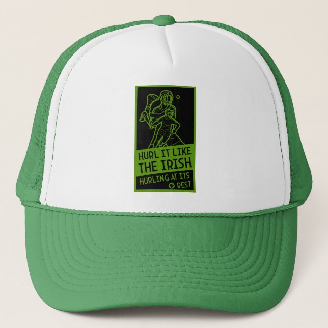 Gorra De Camionero Deporte irlandés arrollador (Anverso)