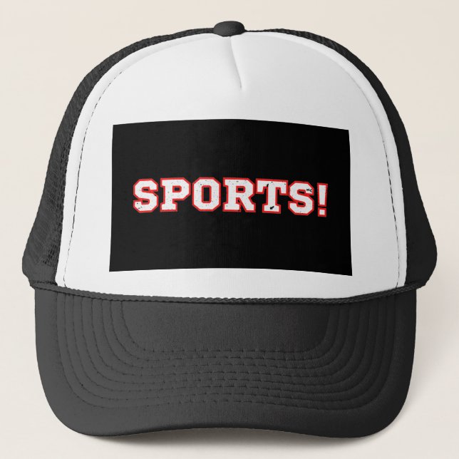 Gorra De Camionero Deportes (Anverso)