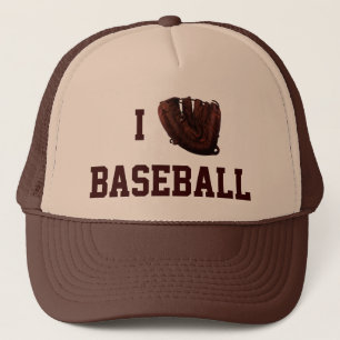 Gorra De Camionero Deportes Antiguos, Me Encanta el Béisbol, Guanto d