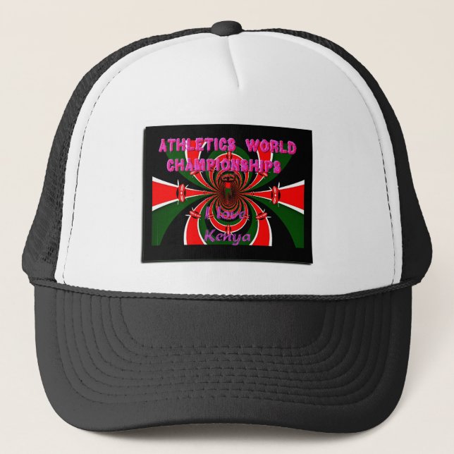 Gorra De Camionero Deportes deportivos internacionales de Kenia (Anverso)