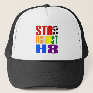 Gorra De Camionero Derecho contra aliado del odio LGBT