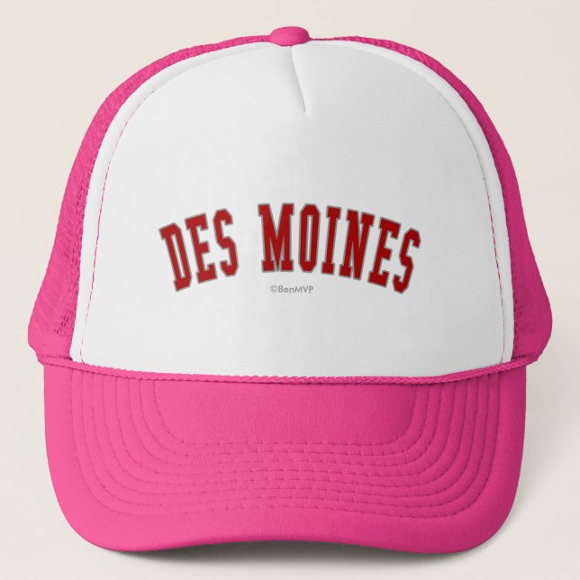 Gorra De Camionero Des Moines (Anverso)