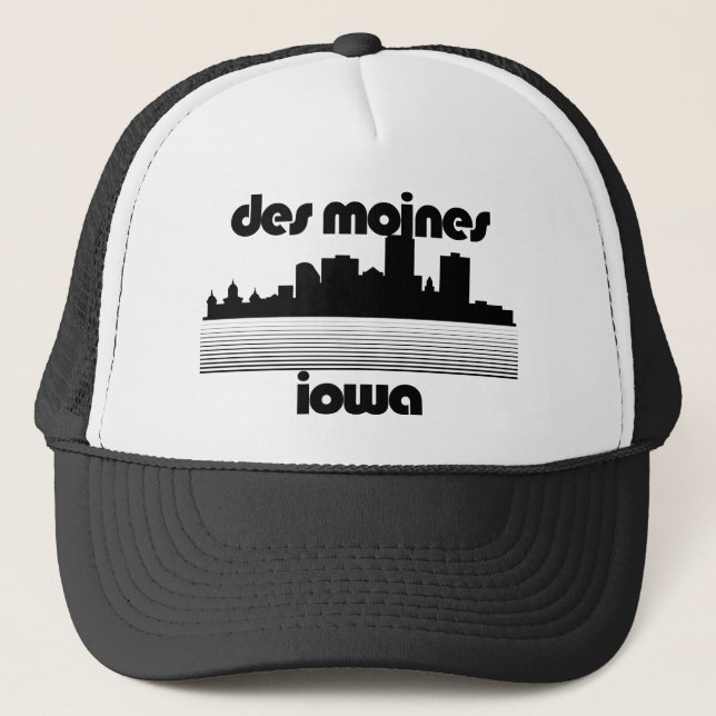 Gorra De Camionero Des Moines, Iowa (Anverso)
