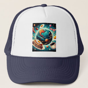 Gorra De Camionero Desayuno Cósmico Bonanza Orbiting Delights