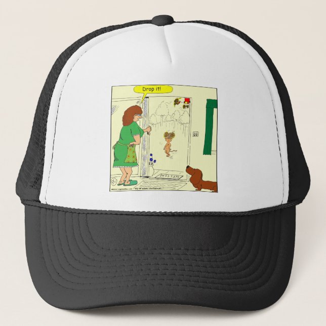 Gorra De Camionero descenso 355 él dibujo animado (Anverso)