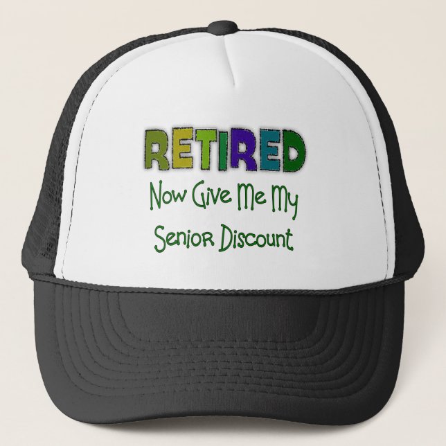 Gorra De Camionero DESCUENTO MAYOR jubilado (Anverso)