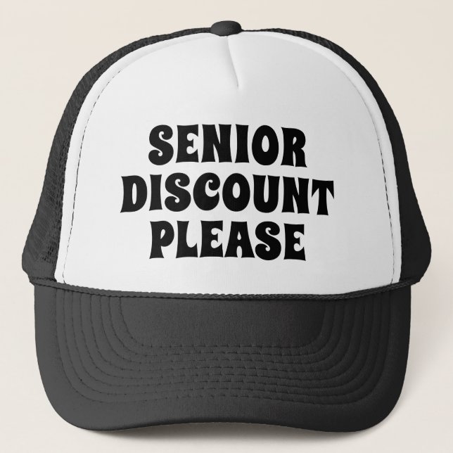 Gorra De Camionero Descuento para adultos (Anverso)