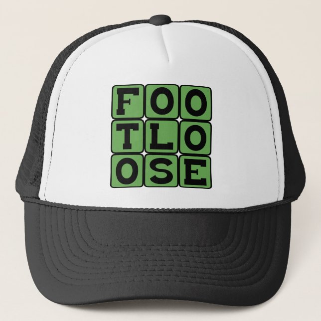 Gorra De Camionero Desenfrenado, Pies Bailarines (Anverso)