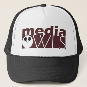 Gorra De Camionero Desgaste de los búhos de los medios