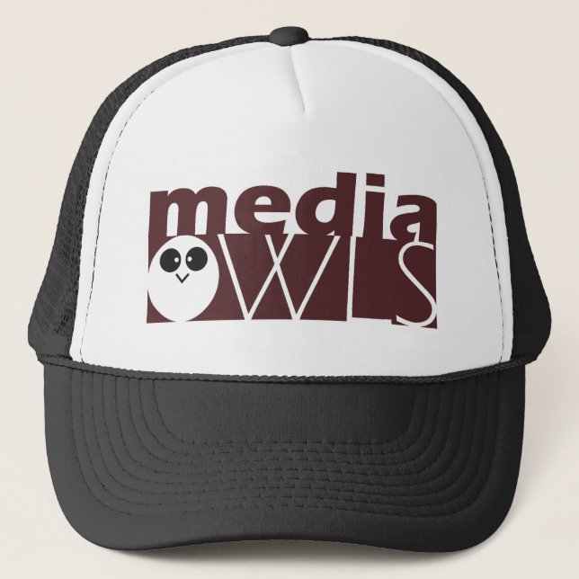 Gorra De Camionero Desgaste de los búhos de los medios (Anverso)