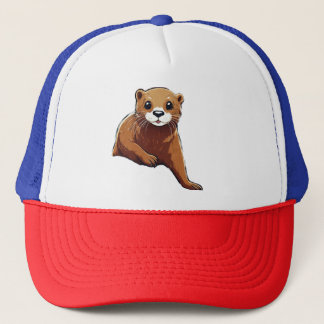Gorra De Camionero Deslizamiento de arco iris Otter sensacional