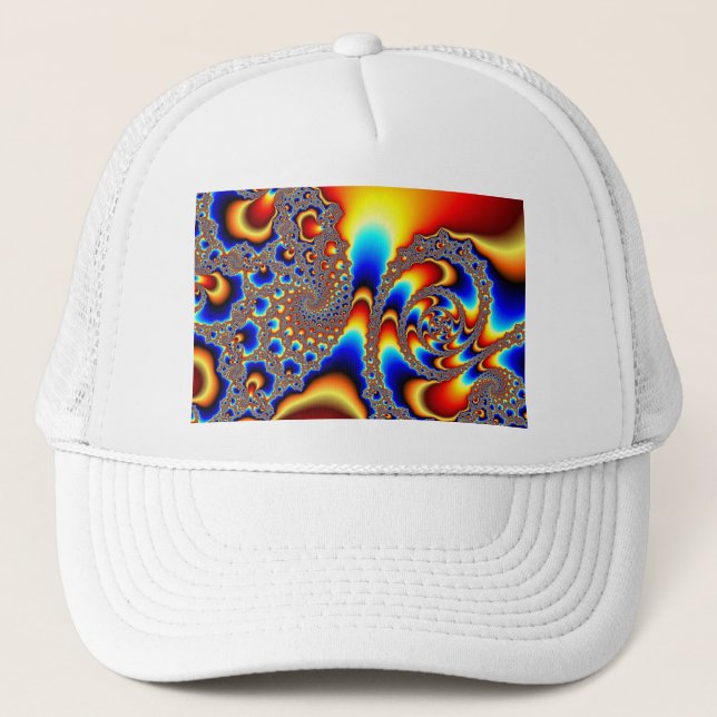 Gorra De Camionero Deslizar - Arte fractal (Anverso)