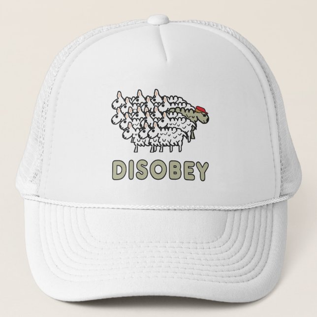 Gorra De Camionero Desobedece (Anverso)