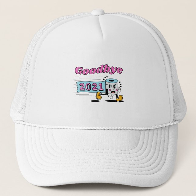 Gorra De Camionero Despedida 2021 Rollo de papel higiénico (Anverso)