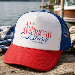 Gorra De Camionero Despedida de Soltera Patriótica Americana Novia
