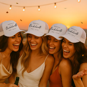 Gorra De Camionero Despedida de soltera Script Minimalista moderno