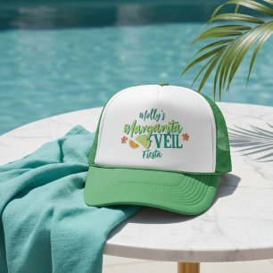 Gorra De Camionero Despedida de Soltera Tropical Margarita Velo