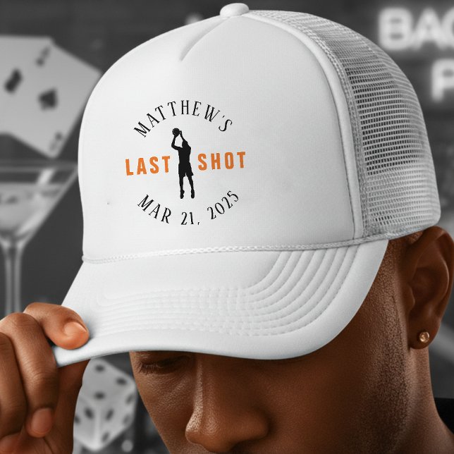 Gorra De Camionero Despedida de Soltero de Baloncesto Último Tiro (Subido por el creador)