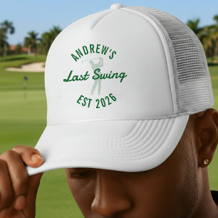 Gorra De Camionero Despedida de Soltero de Golf Último Swing Antes de