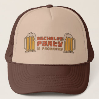 Gorra De Camionero Despedida de soltero de las tazas de cerveza en