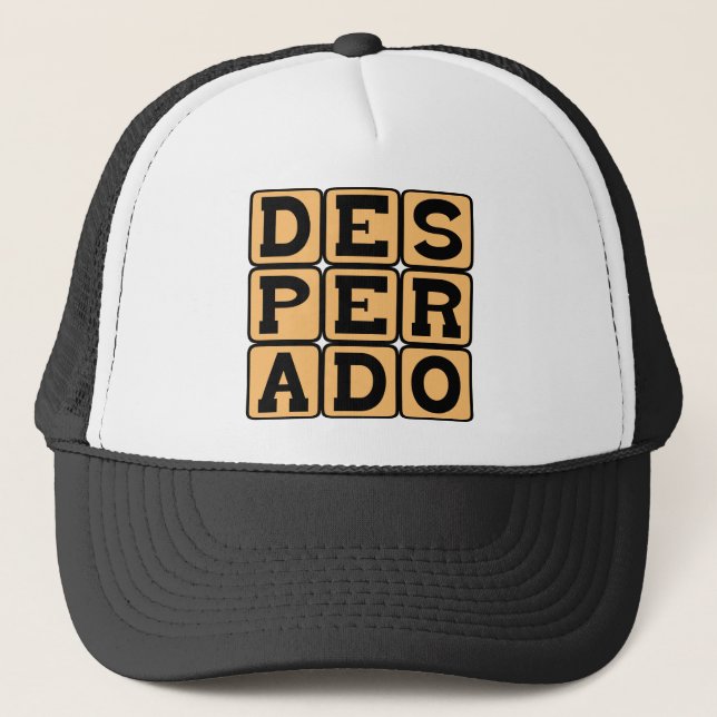 Gorra De Camionero Desperado, Criminal (Anverso)