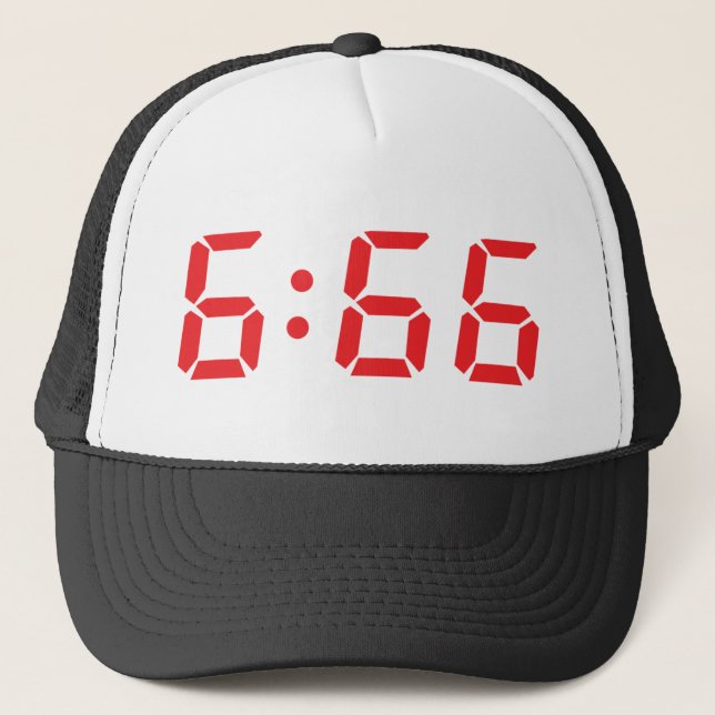 Gorra De Camionero despertador de 666 diablos (Anverso)