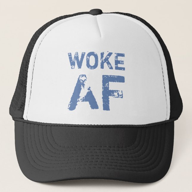 Gorra De Camionero Despertar al AF Progresista Político (Anverso)