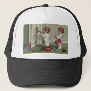 Gorra De Camionero Despierta a sus Navidades ilustracion infantil lin