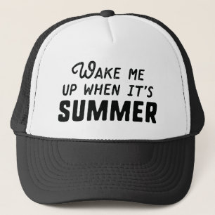 Gorra De Camionero Despiértame cuando sea verano