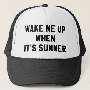 Gorra De Camionero Despiértame cuando sea verano