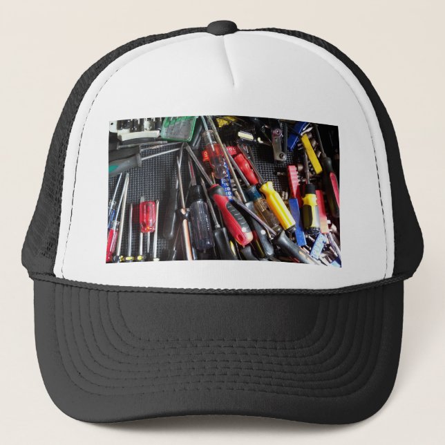 Gorra De Camionero Destornilladores coloridos (Anverso)