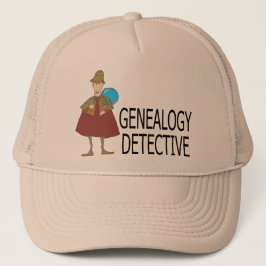 Gorra De Camionero Detective de la genealogía