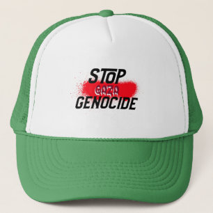 Gorra De Camionero Detener el genocidio de Gaza
