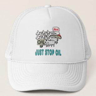 Gorra De Camionero Detener el petróleo
