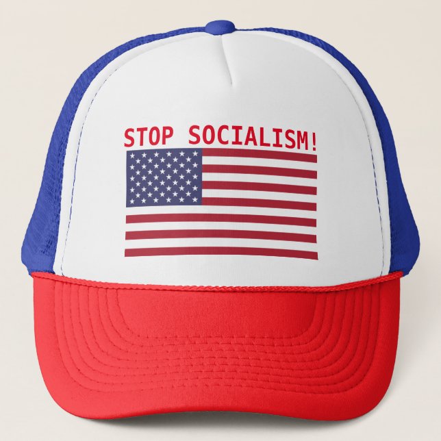 GORRA DE CAMIONERO DETENER EL SOCIALISMO (Anverso)