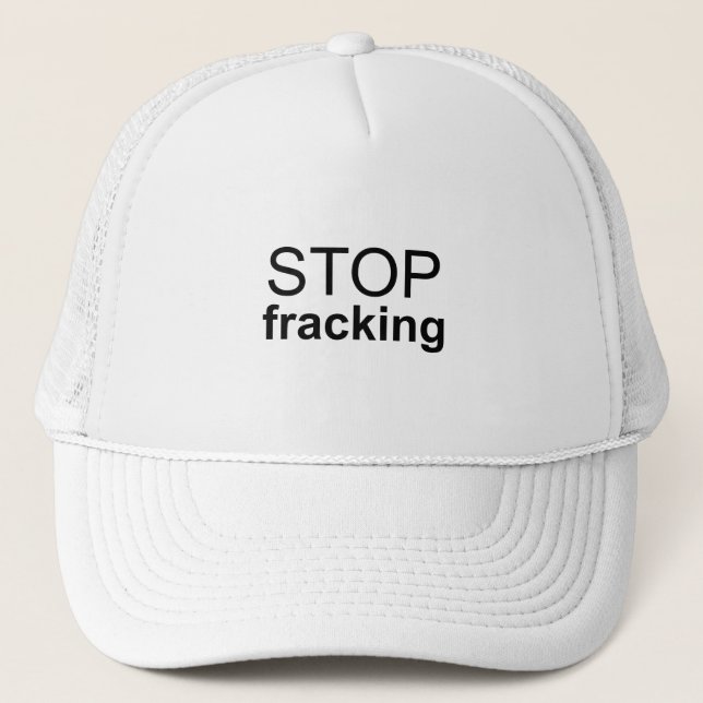 Gorra De Camionero Detener la fragmentación hidráulica (Anverso)