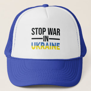 Gorra De Camionero Detener la guerra en Ucrania