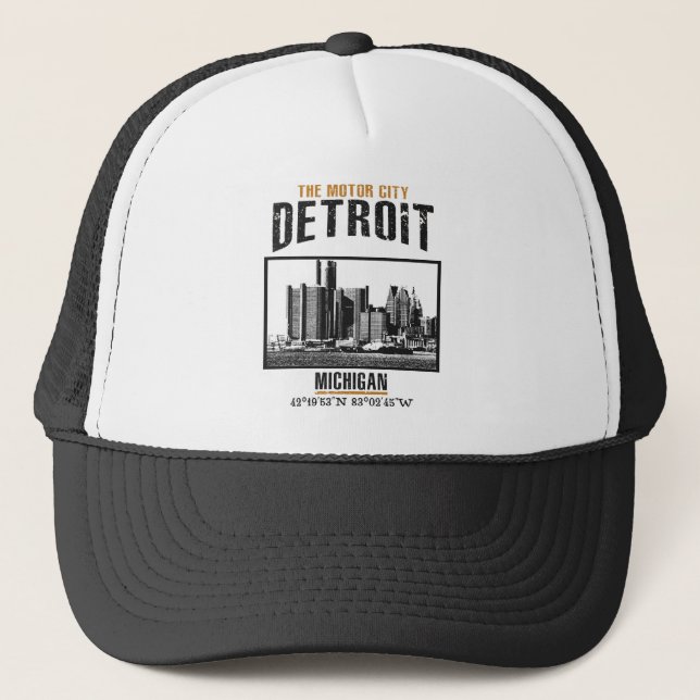 Gorra De Camionero Detroit (Anverso)