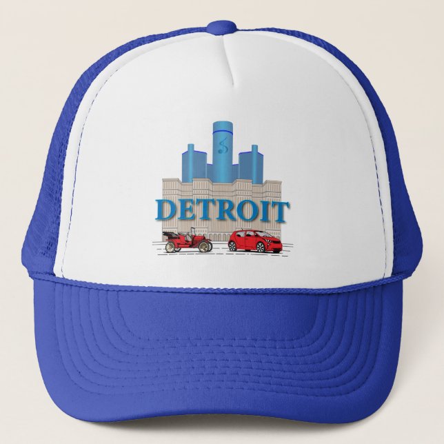 Gorra De Camionero Detroit Michigan (Anverso)