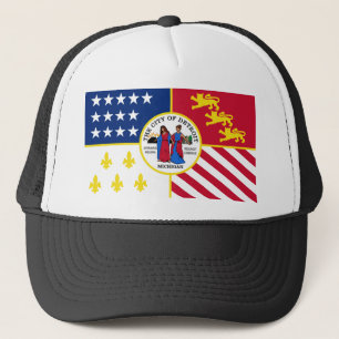 Gorra De Camionero Detroit, Michigan, Estados Unidos
