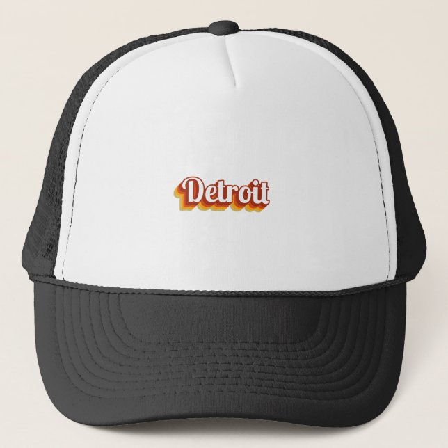 Gorra De Camionero Detroit vintage (Anverso)