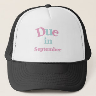 Gorra De Camionero Deuda rosada en septiembre