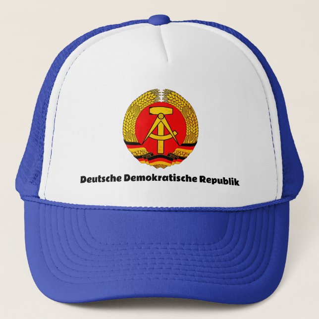 Gorra De Camionero Deutsche Demokratische Republik, RDA de Alemania O (Anverso)