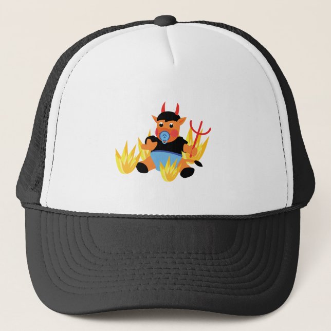 Gorra De Camionero devil baby (Anverso)