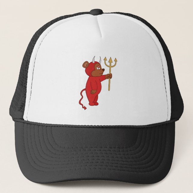 Gorra De Camionero Devil Bear (Anverso)