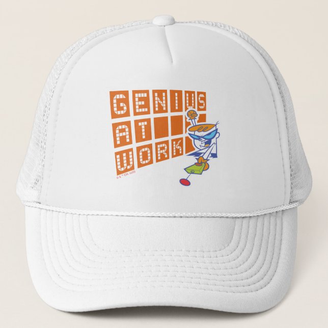 Gorra De Camionero Dexter "Genius In Work" (Anverso)