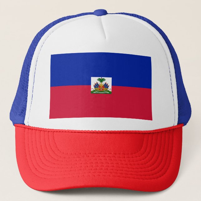 Gorra De Camionero d'Haïti de Drapeau - bandera de Haití (Anverso)