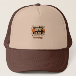 Gorra De Camionero Día de Acción de Gracias
