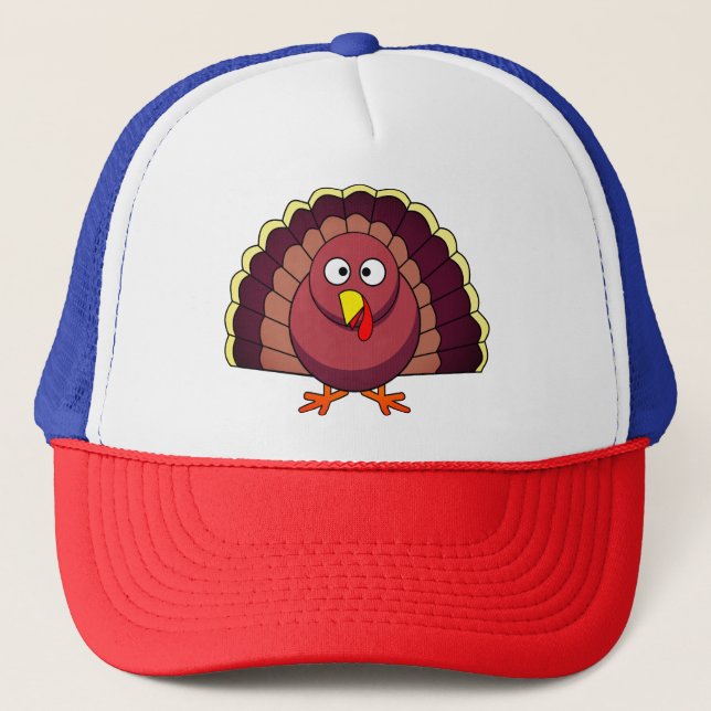 Gorra De Camionero Día de Acción de Gracias de Turquía (Anverso)